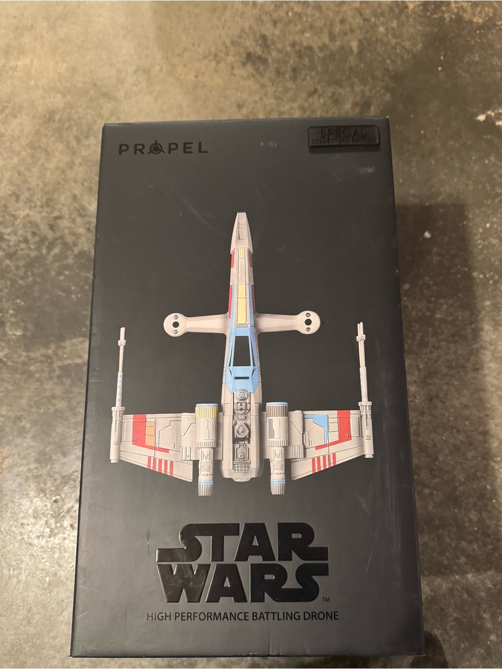 Disney Black Star Wars Collectible Drone Packaging